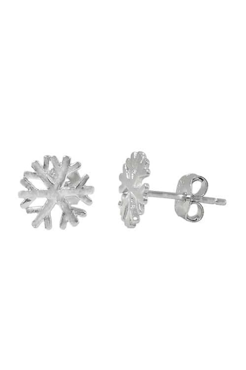 Snowflake Stud Earrings