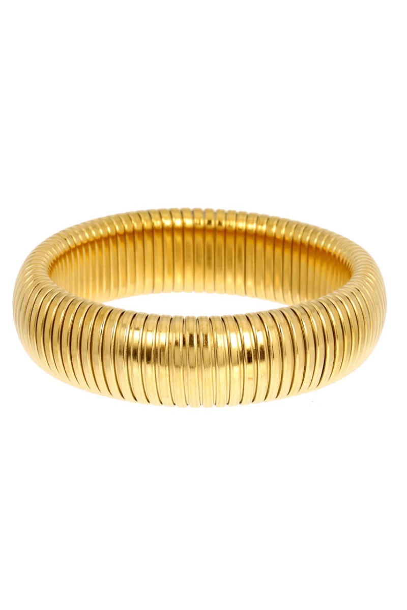 LC, Jolaine S steel bracelet - Golden