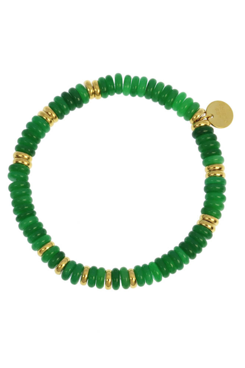 LC, Ashe Steel Bracelet - Green