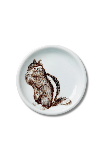 SKT, Woodgrain Dish - Chipmunk