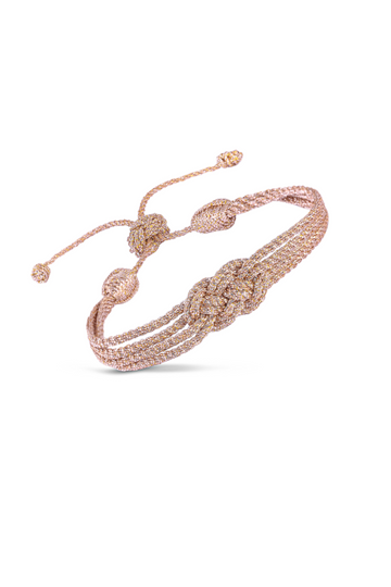 MZ, Knot Bracelet - Rose Gold