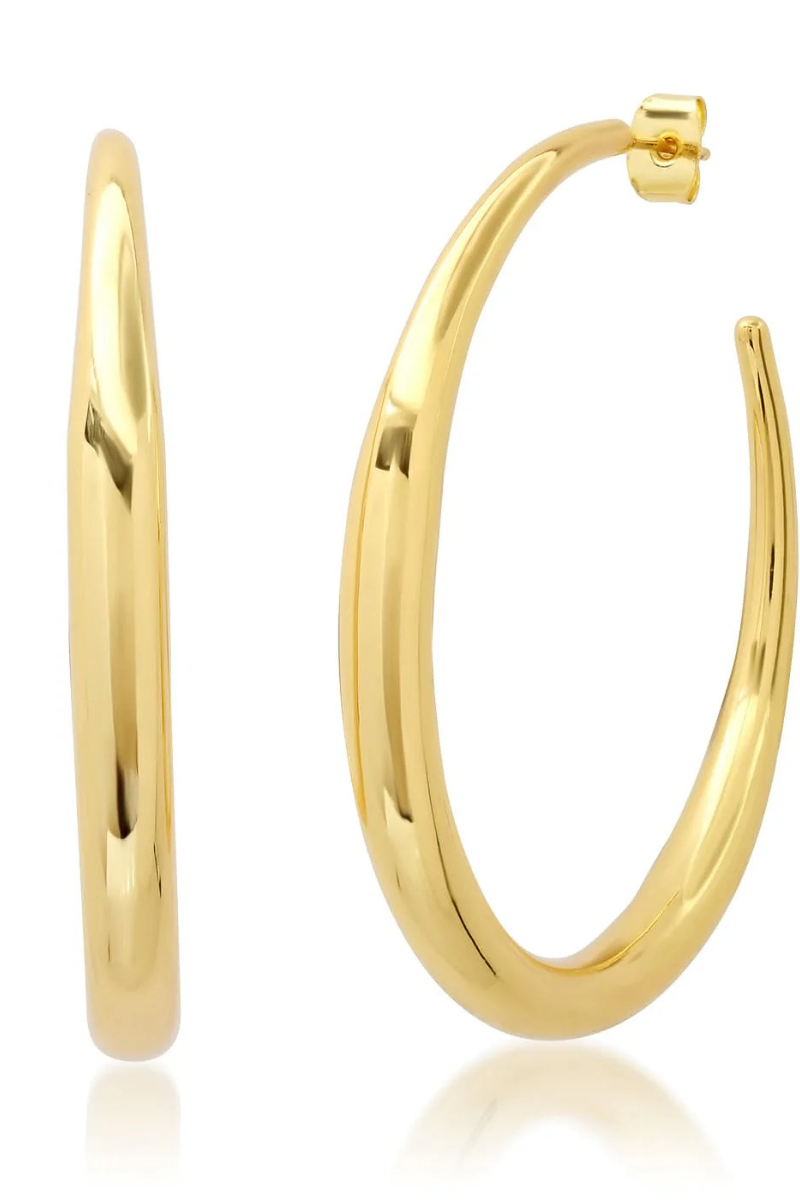 Tai, Thin to Thick Bold Gold Hoops