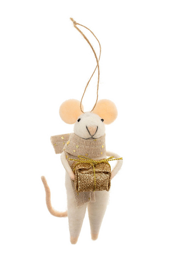 Indaba, Generous Georgina Mouse Holiday Ornament