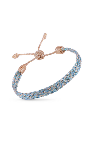 MZ, Zyn n°1 Bracelet - Peach Cyan Powder Blue