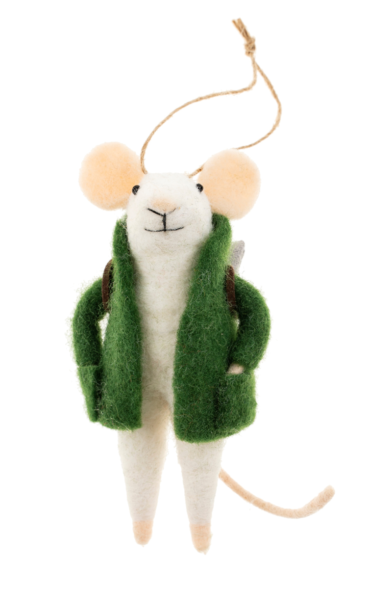 Indaba, Salvador Mouse Holiday Ornament