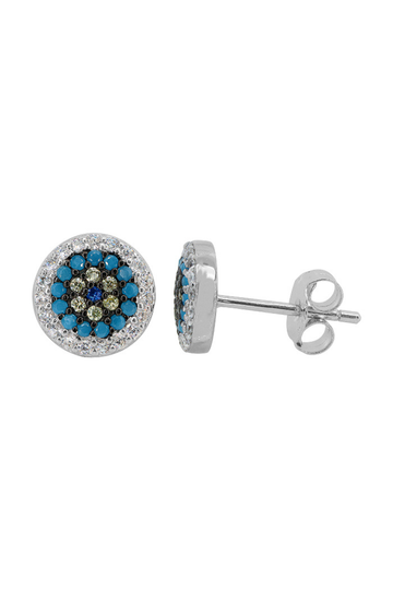 Evil Eye Stud Earrings