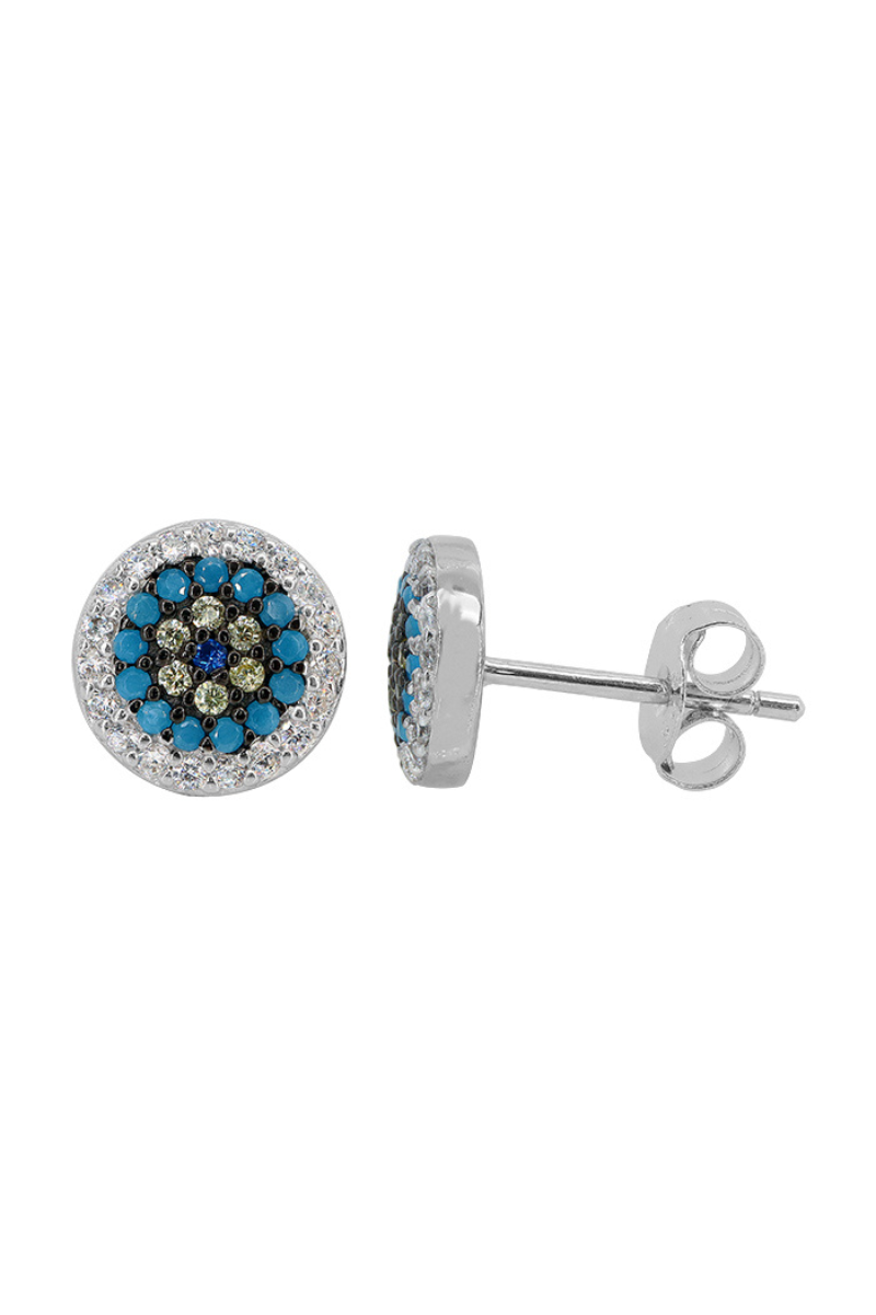 Evil Eye Stud Earrings