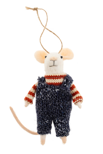Indaba,Quincy Mouse Holiday Ornament