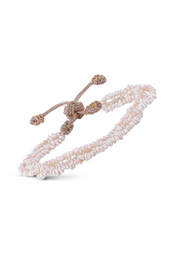 MZ, Triple Mini Joher Bracelet - Rose Gold