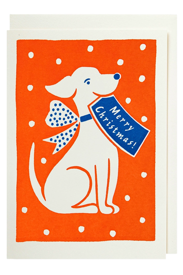 Archivist Gallery, Printed Cards-Christmas Dog