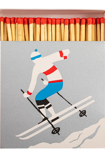 Archivist Gallery, Luxury Square Matchbox-The Skier