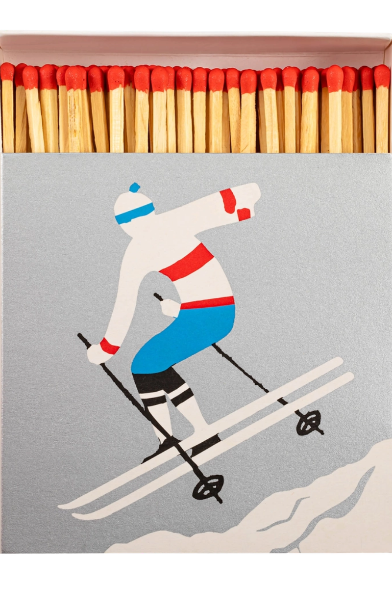 Archivist Gallery, Luxury Square Matchbox-The Skier