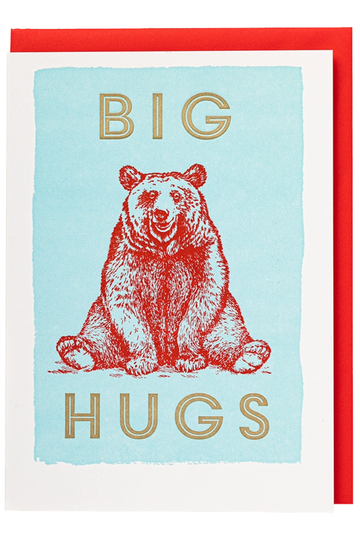 Archivist Gallery, Printed Card-Big Hugs