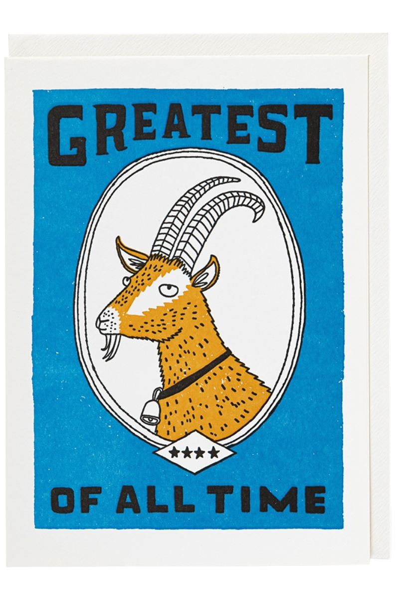 Archivist Gallery, Printed Card-Greatest of All Time