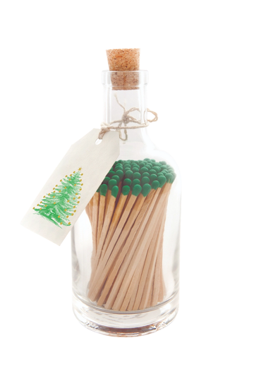 Archivist Gallery, Christmas Tree Tag Match Bottle