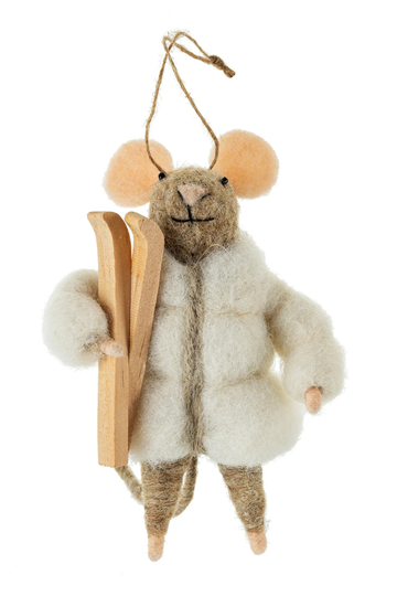 Indaba, Montcler Mouse Holiday Ornament