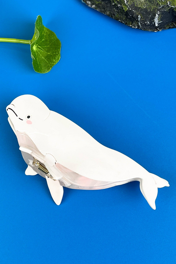Hair Clip - Beluga Whale