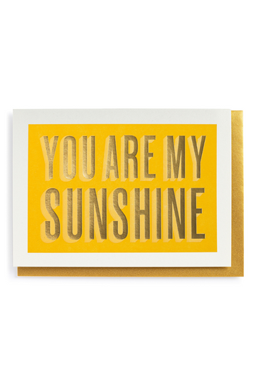 Archivist Gallery, Printed Cards-You Are My Sunshine