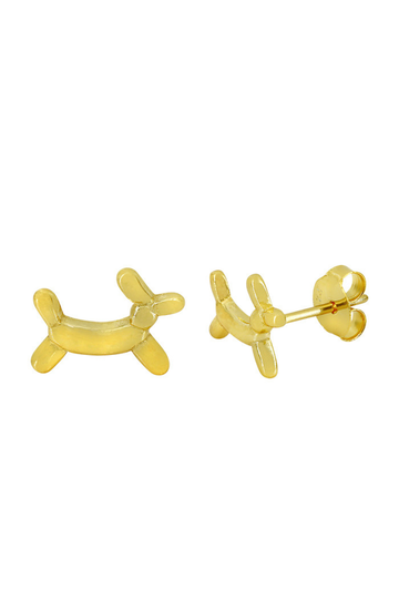 Balloon Dog Stud Earrings