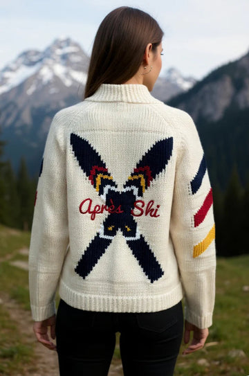 Varsity Cardigan-Apres Ski