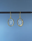 Monshiro, Sumire Glass Earrings