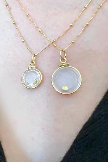 Sissy Yates Designs, Gold Nugget Necklace- Medium