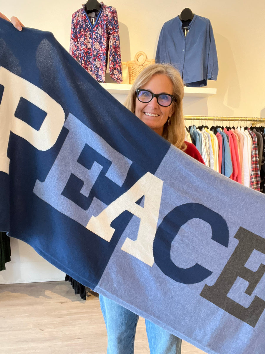 Rose and Rose, PEACE Cashmere Peace Scarf