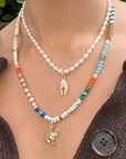 Adina Reyter, Chunky Seed Pearl Necklace - 16"