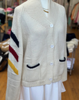 Varsity Cardigan-Apres Ski