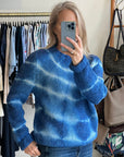 Manos, Tie-Dye Sweater-Blue