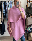 Manos, Poncho Huella-Soft Pink