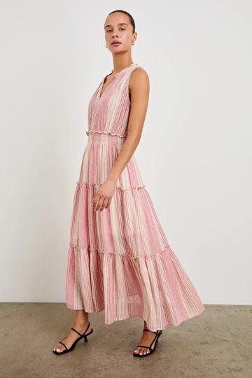 Rails, Loulou Dress-Salerno Pink Stripe