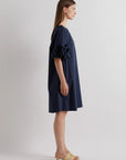 MeiMeiJ, Ruffle Sleeve Dress- Midlnight Blue