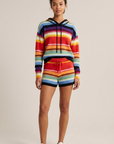 Cashmere Multi-Stripe Hoodie