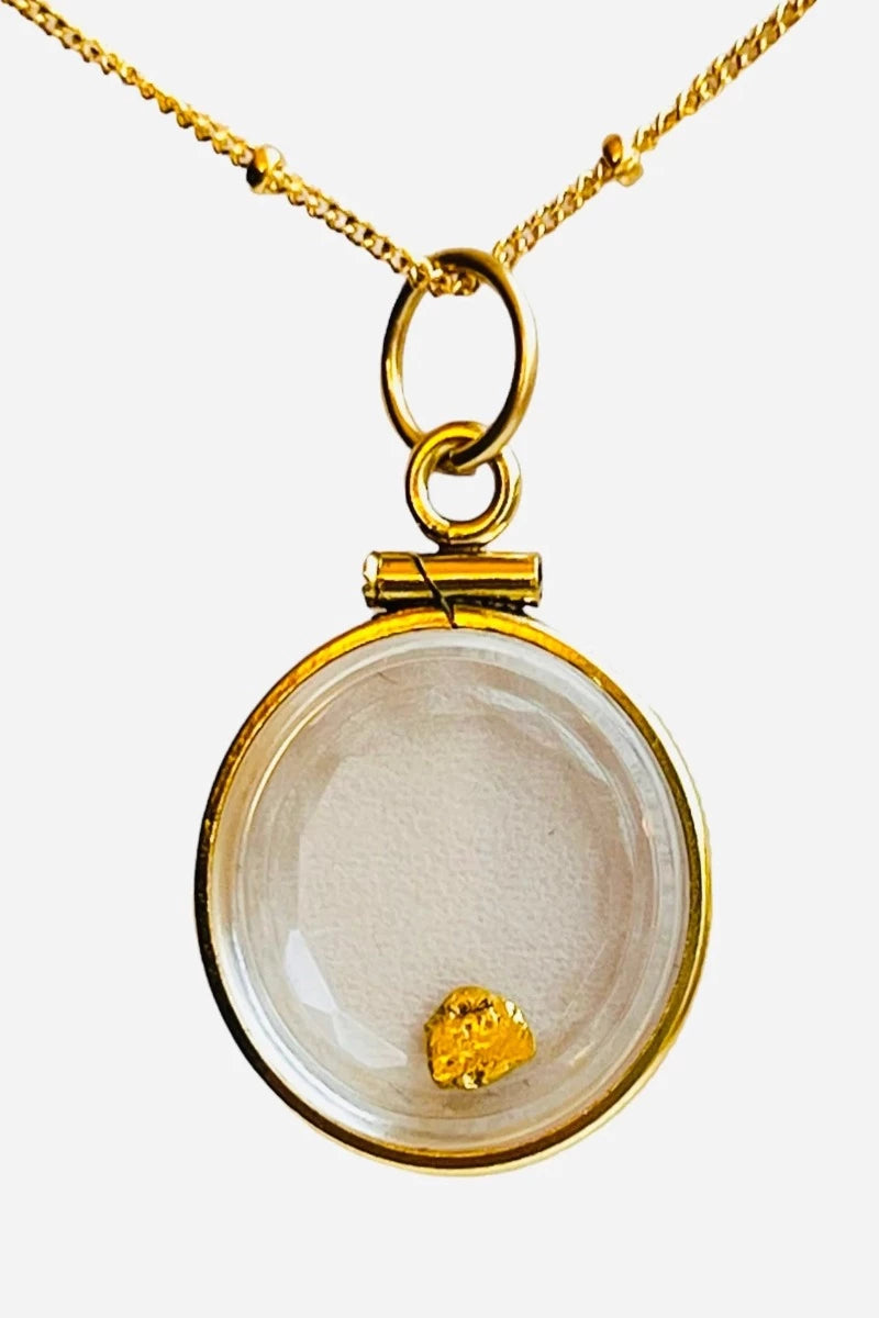 Sissy Yates Designs, Gold Nugget Necklace- Medium