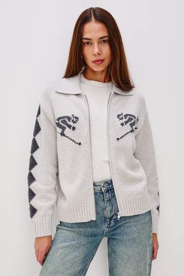 Rails, Rhea Cardigan Sweater-Powder Grey