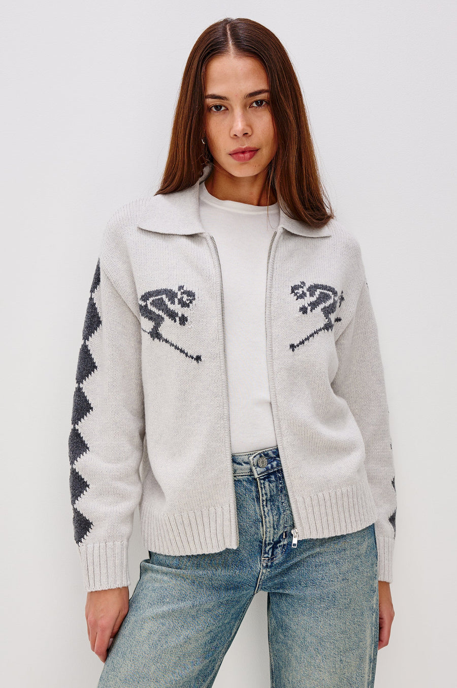 Rails, Rhea Cardigan Sweater-Powder Grey