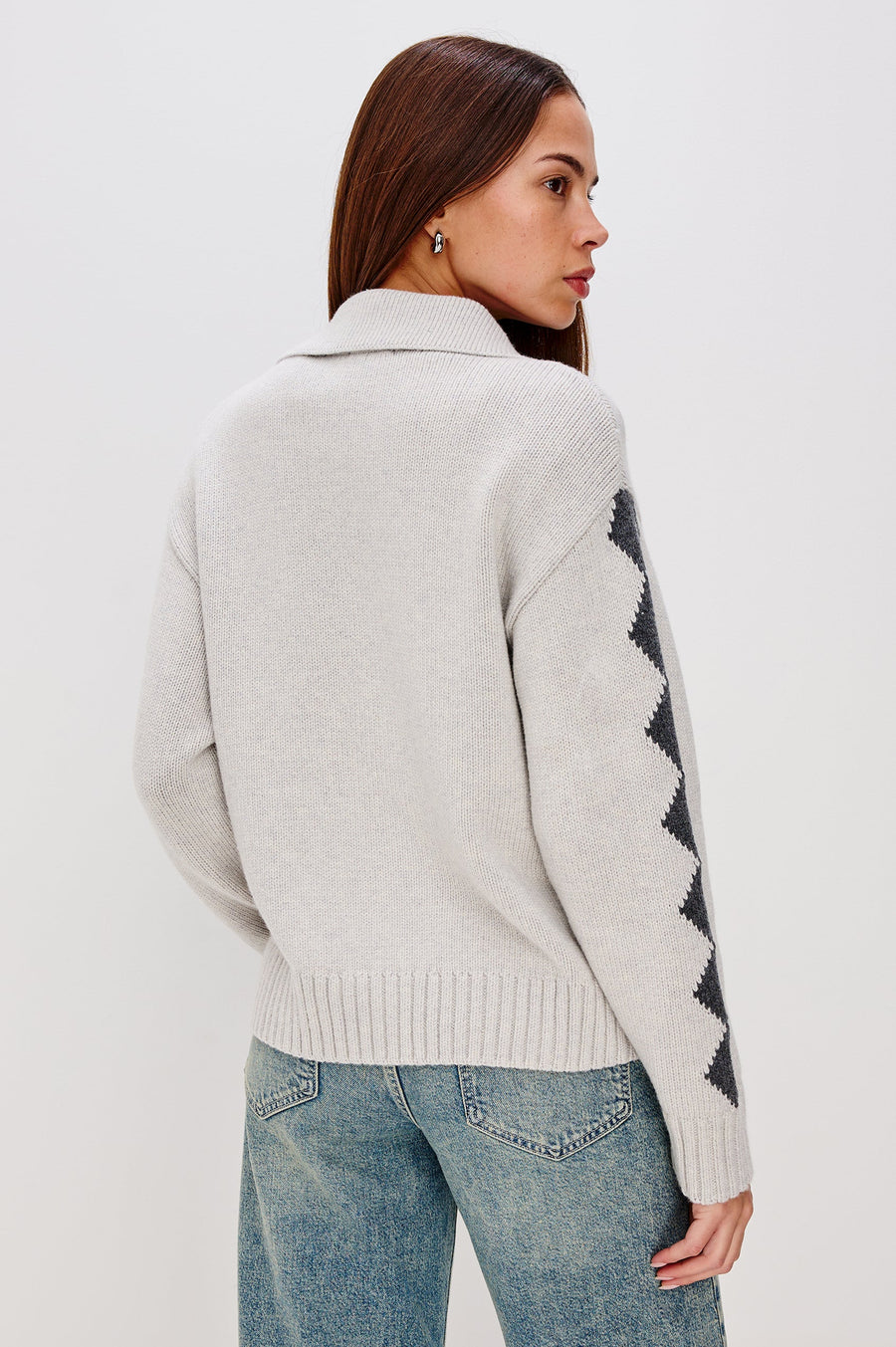 Rails, Rhea Cardigan Sweater-Powder Grey