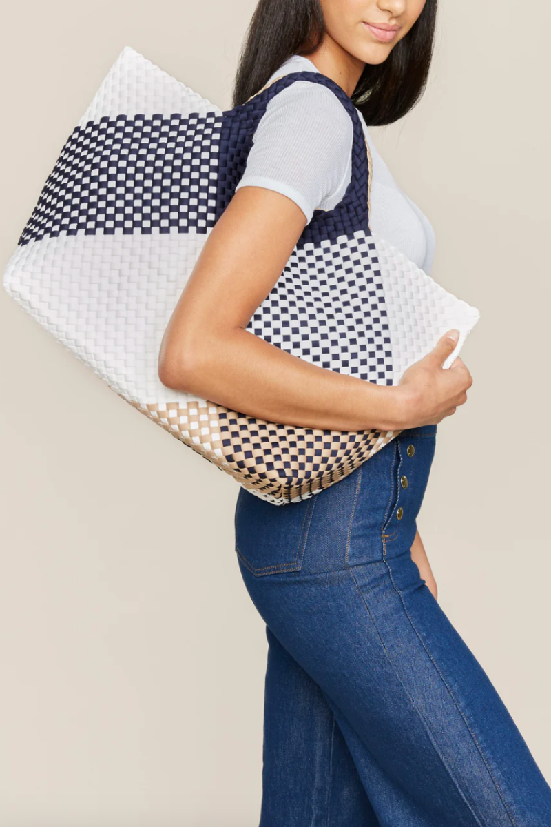 Naghedi, St. Barths Large Graphic Geo Tote – Snapdragon Designs Naghedi, St. Barths Large Graphic Geo Tote – Snapdragon Designs