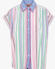 Stella Forest, Guiseppa Short Sleeve Shirt- Multicoloured