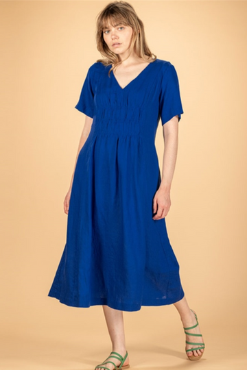 Zyga, Babette Dress- Cobalt