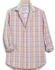Frank & Eileen, Relaxed Button Up Shirt - Green/Orange/Pink Plaid