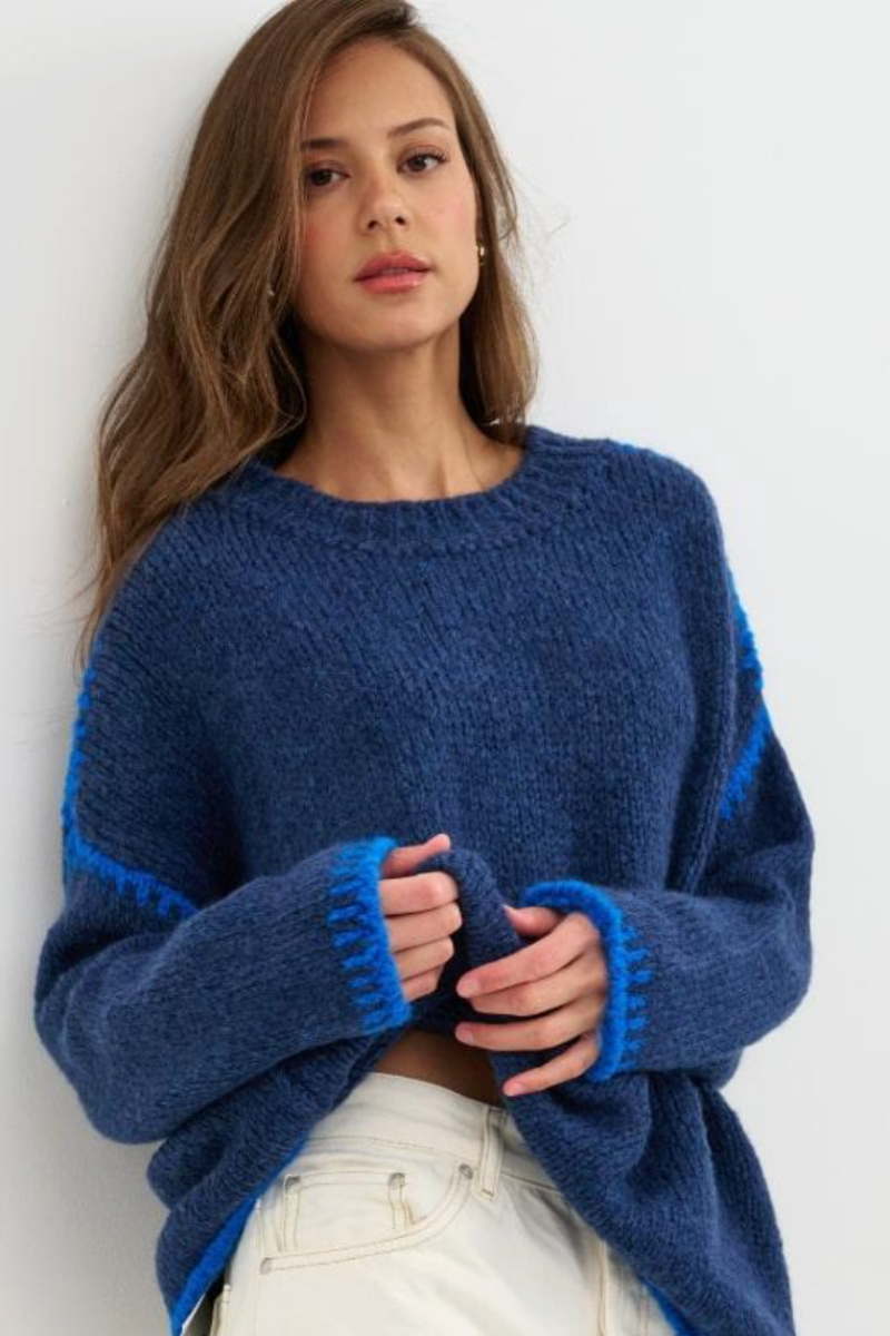 Cleo Sweater Blue