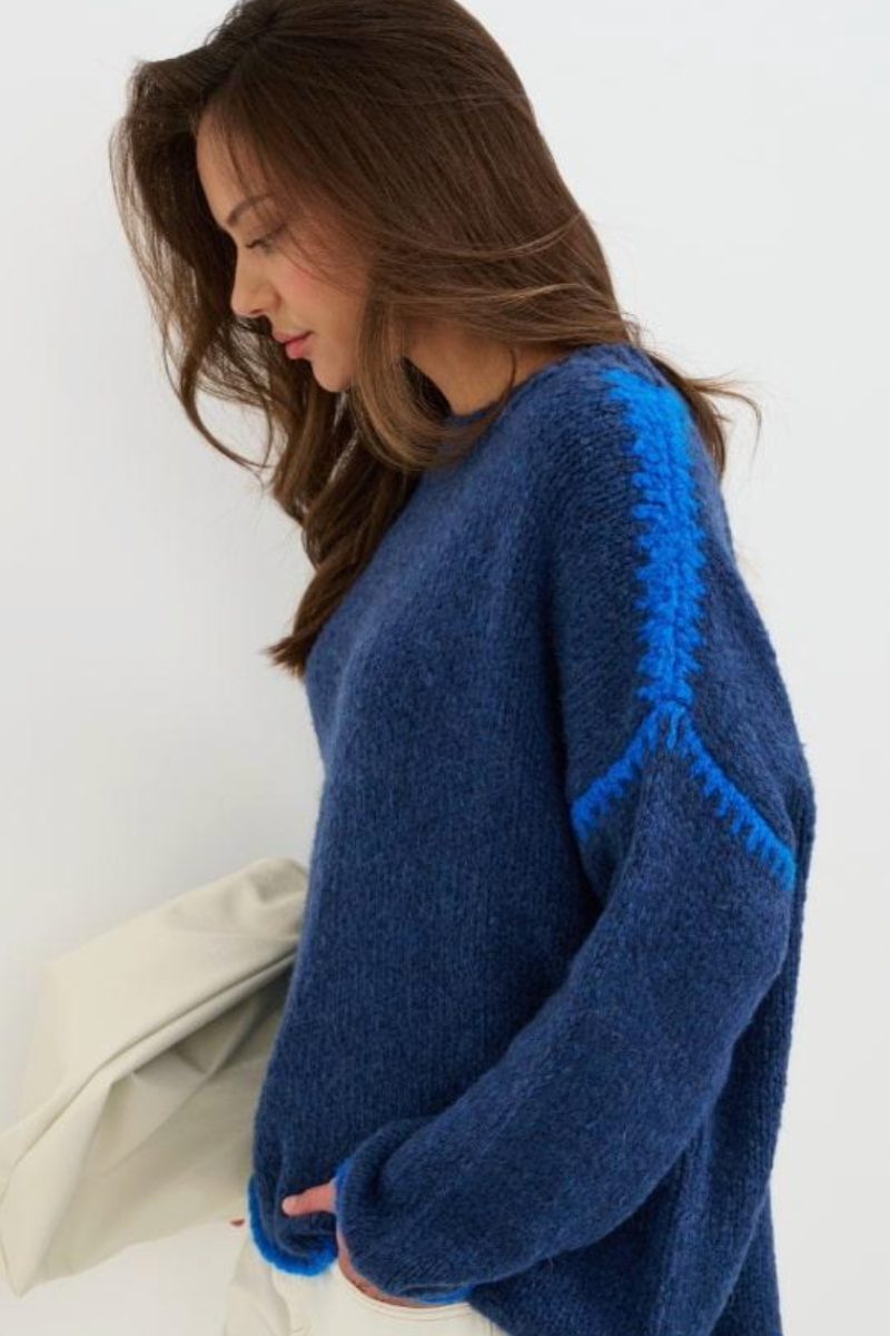 Cleo Sweater Blue