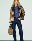 Gerard Darel, Afra Parka Coat- Cigar