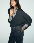 Gerard Darel, Resa Sweater- Anthracite