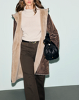 Gerard Darel, Anny Parka Coat- Cinnamon