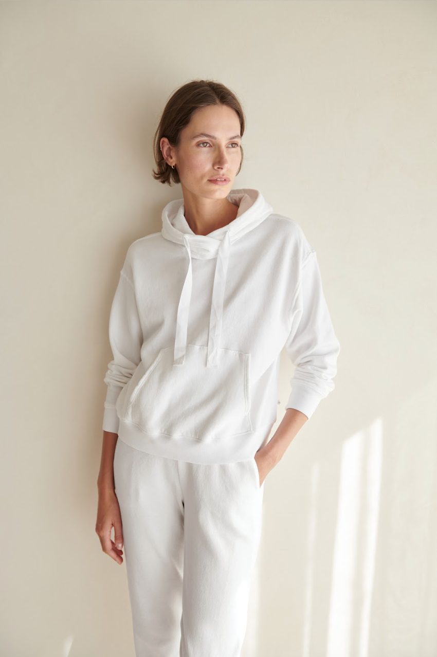 Velvet, Ojai Fleece Hoodie - Peony