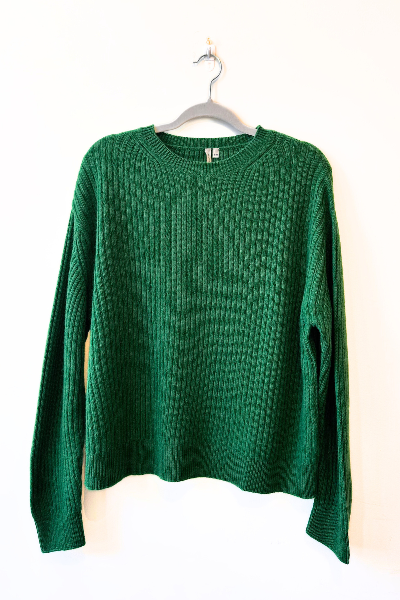 Cashmere Ribbed Lounge Sweater
