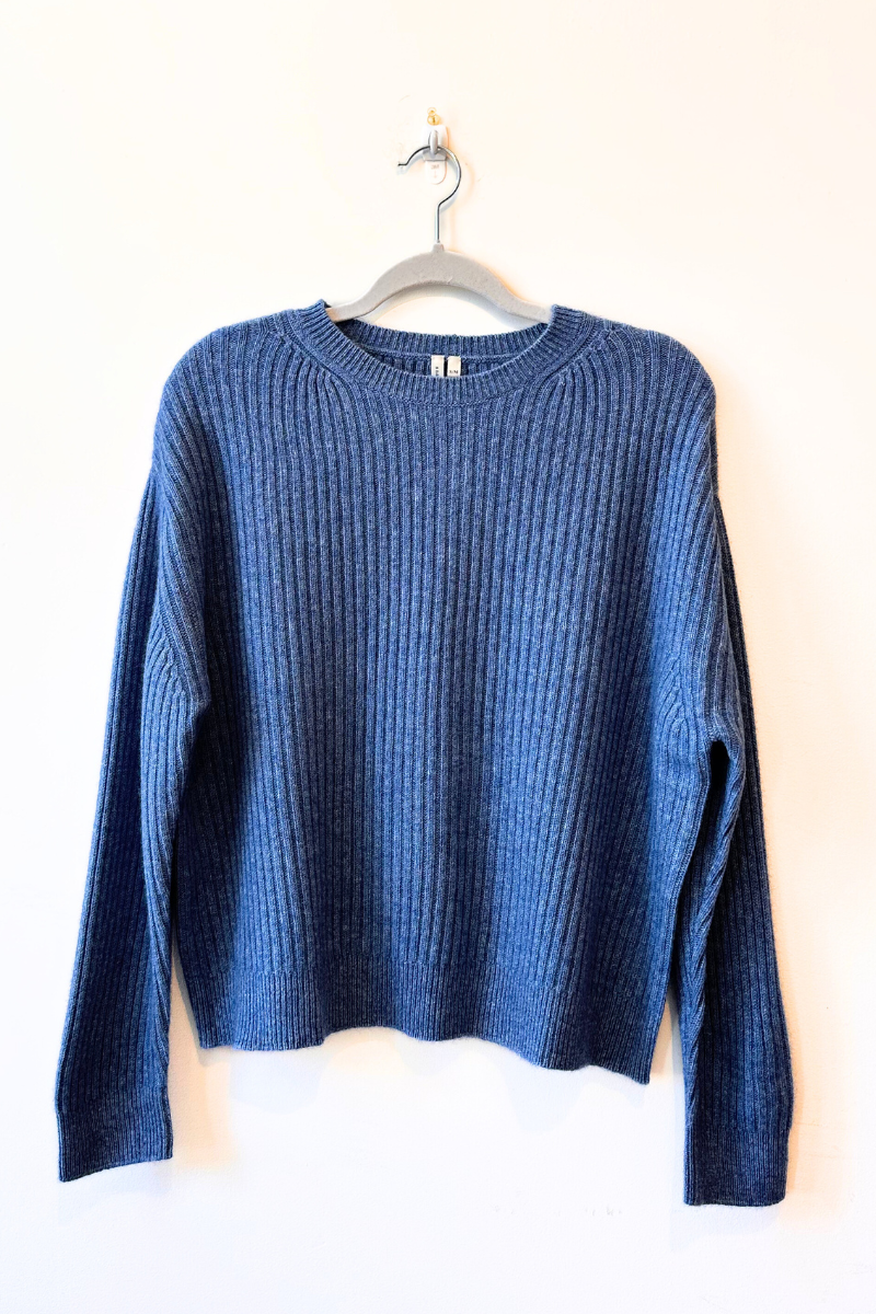 Cashmere Ribbed Lounge Sweater